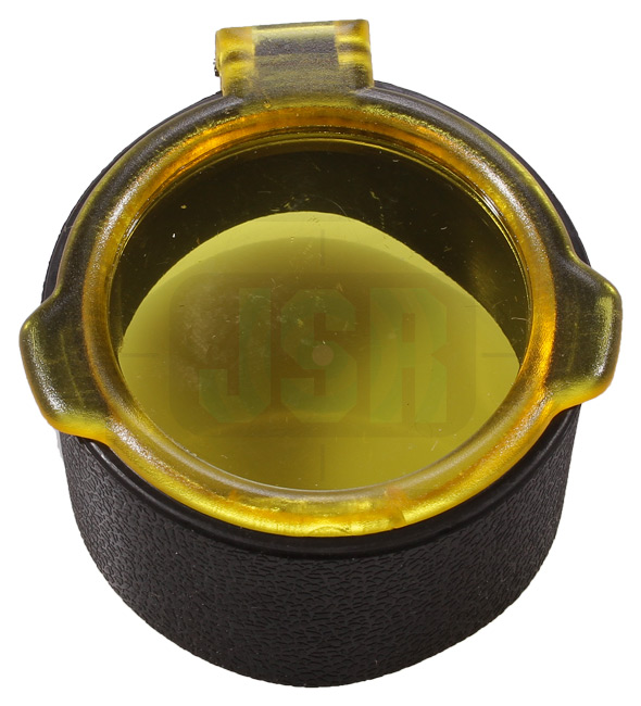 FLIP UP LENS COVER CAP Scope Telescopic Sight Yellow Clear See Through