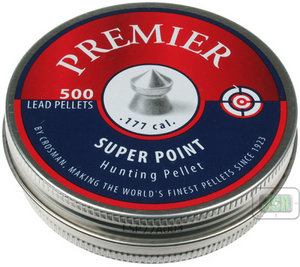 Crosman Premier Super Point Pellets [.177][7.9gr] [500 Tin] 6-LSP77 Preview