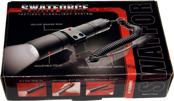 View Item SWATFORCE Hi Power Torch With Weaver Style / RIS / Picatinny Mount  LT-TL099PR1