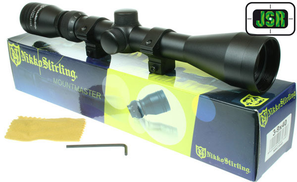 View Item Nikko Stirling Mountmaster 3-9x40 Riflescope With Mounts