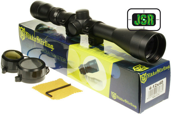 View Item Nikko Stirling Mountmaster 4-12x40 Riflescope With Mounts