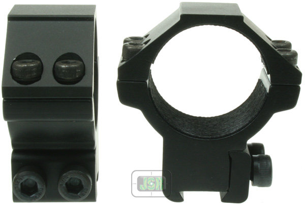 View Item Accushot 2 Piece Mounts Double Clamp 30mm [45mm][M4]