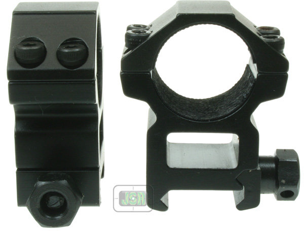 View Item Accushot 2 Piece Mounts Double Clamp 1" [WEAVER] [56mm] [H4]