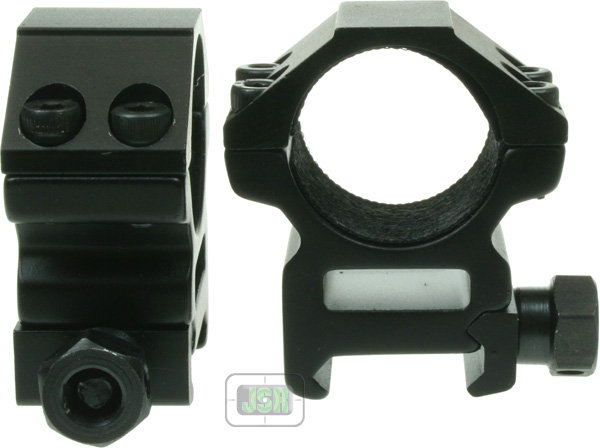 View Item Accushot 2 Piece Mounts Double Clamp 1" [WEAVER] [45mm] [M4]