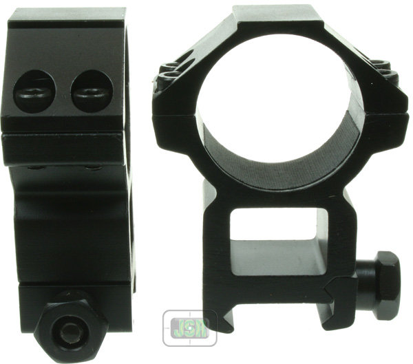 View Item Accushot 2 Piece Mounts Double Clamp 30mm [WEAVER] [56mm] [H4]