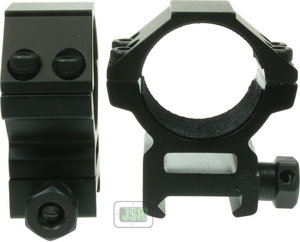 Accushot 2 Piece Mounts Double Clamp 30mm [WEAVER][45mm] [M4] Preview