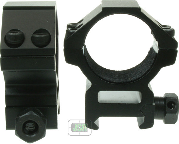 View Item Accushot 2 Piece Mounts Double Clamp 30mm [WEAVER][45mm] [M4]