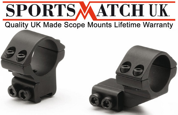 View Item Sportsmatch ETO9C 2 Piece Extended Double Clamp Mounts 1" 45mm