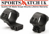 View Item Sportsmatch ETO37 30mm Tube 2 Piece Double Clamp Mounts Extended 44mm