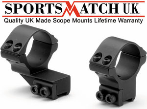 Sportsmatch HETO38C 30mmTube 2 Piece Double Clamp Mounts Extended 56mm Preview