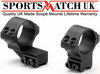 View Item Sportsmatch HETO38C 30mmTube 2 Piece Double Clamp Mounts Extended 56mm