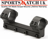 View Item Sportsmatch HOP40C 30mm Tube 1 Piece Double Clamp Mount 56mm