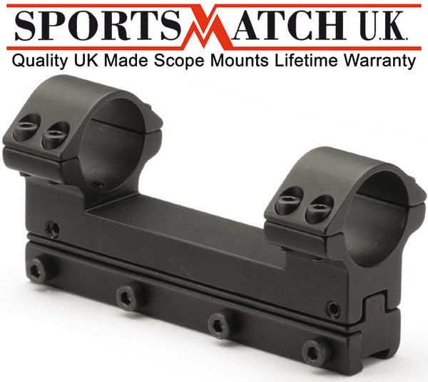 View Item Sportsmatch AOP55 1 Piece Double Screw 1" Mount Windage & Elvavtion Adj 56mm
