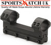 View Item Sportsmatch AOP55 1 Piece Double Screw 1" Mount Windage & Elvavtion Adj 56mm