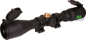 JSR 3-9x40 Rubber Armoured Red/Green Mil Dot Illum With Custom Mounts Preview