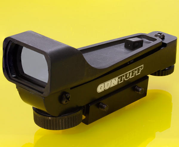 View Item GunTuff ABS Red Dot Point Sight  - Built In 11mm Dovetail Mount