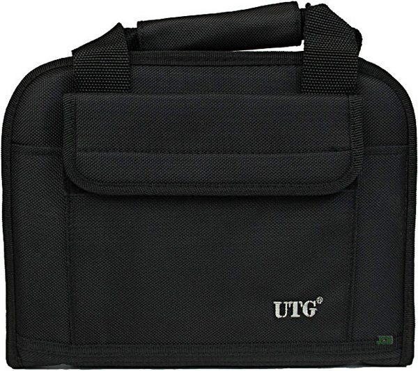 View Item UTG Laptop Style DeLuxe Pistol Case Small 11" x 9" UTG PVC PC01B