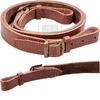 View Item Deluxe 1" Wide Italian Leather Sling With Suede Lining
