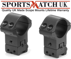Sportsmatch ATP65 2 Piece Double Screw 1" Mounts Height / Windage Adj 56mm Preview