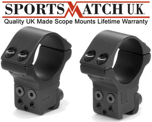 Sportsmatch ATP61 30mm Tube 2 Piece Mounts Extra High Height Adjustable Preview