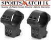 View Item Sportsmatch ATP61 30mm Tube 2 Piece Mounts Extra High Height Adjustable