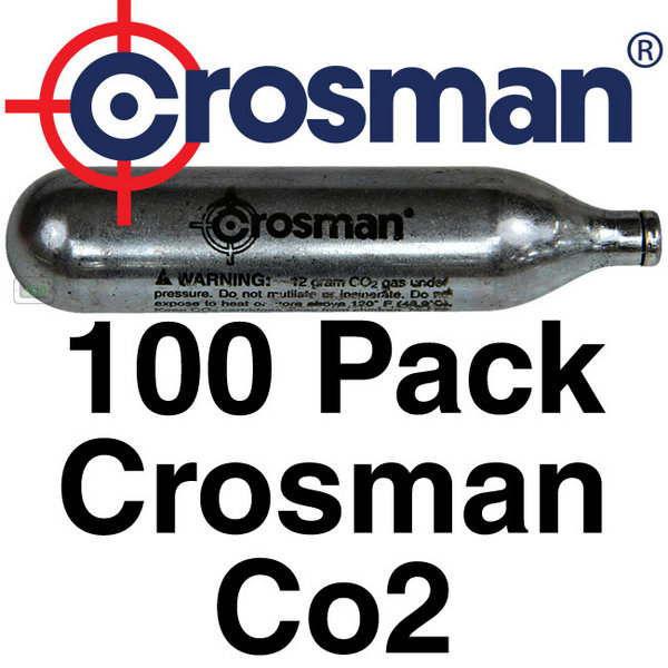 View Item Crosman 12gram Co2 Cartridge With SC Lubricant [100 Pack]