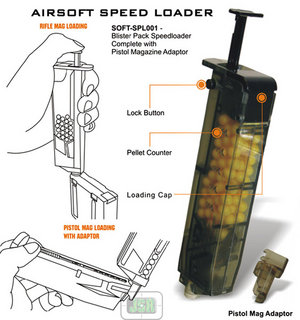 UTG Soft Air Speed Loader Soft Air [SPL001] Preview