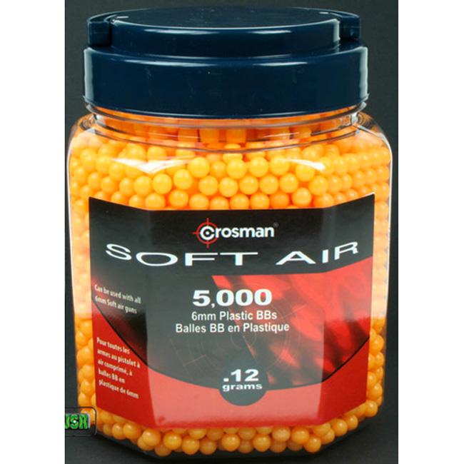 5000 Crosman Super 6mm .12g SOFT AIR Airsoft BB Pellets Soft Air Ammo