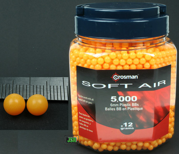 5000 Crosman Super 6mm .12g SOFT AIR Airsoft BB Pellets Soft Air Ammo