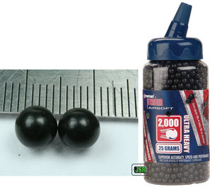 Crosman Soft Air 6mm Plastic BB .25g [Black] [2000] Preview
