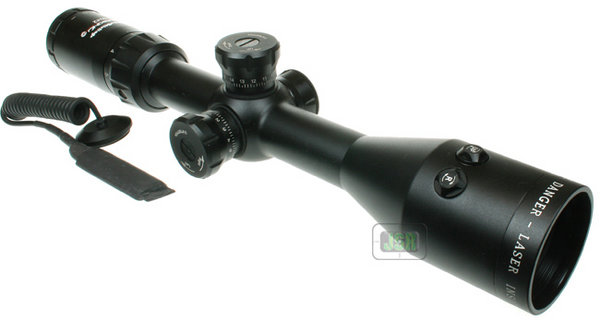 View Item Nikko Stirling Laserking 3-9x42 Riflescope With Built In Laser