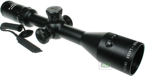 View Item Nikko Stirling Laserking 4-12x42 Riflescope With Built In Laser