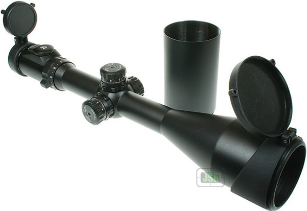View Item Leapers SWAT 4-16x56  **EZ TAP Illuminated** Mil Dot 30mm Side Focus Riflescope