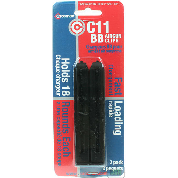 View Item Crosman Spare Magazine BB [C11 C21 C31] [2 Pack]