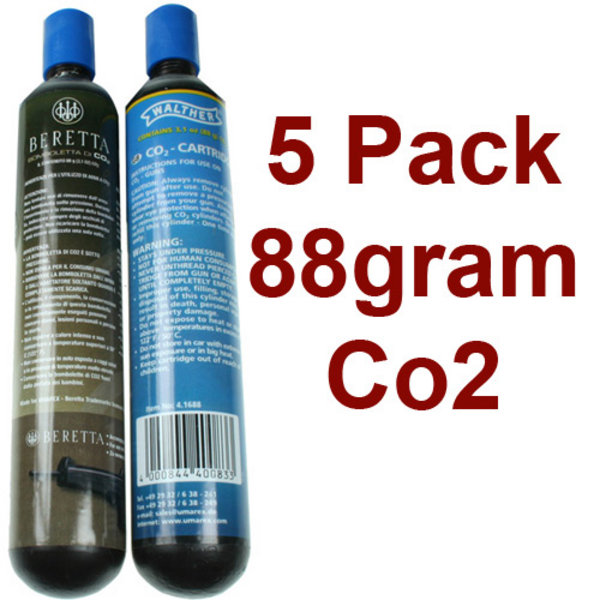 View Item Umarex 88gram Co2 Single Bottle [5 Pack]