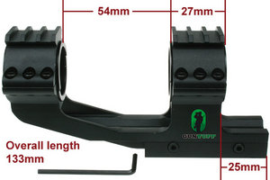 GunTuff 1 Piece 1"/30mm Mount Reach Forward 11mm [GTM10] Preview