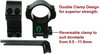 View Item GunTuff 2 Piece Mounts 1 "  HIGH [GTM21]