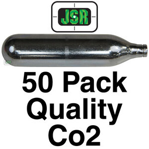 JSR 12gram Airgun Co2 Cartridge [50 Pack] Preview