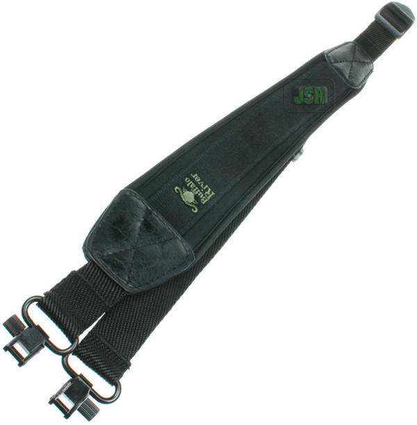 View Item Buffalo River Rifle Sling with QD Swivels  Black BRRSQD