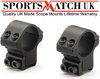 View Item Sportsmatch 2 Piece Double Clamp 1" Mounts 45mm  [TO3C Special] Recoil Arrestor for Webley Patriot etc.
