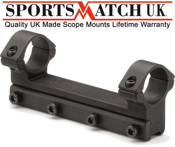 View Item Sportsmatch HOP23C 1 Piece Single Clamp 1" Mount 56mm Recoil Arrestor for Webley Patriot etc.