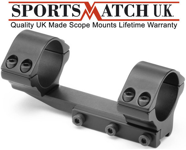 View Item Sportsmatch OP44 30mm Tube 1 Piece Double Clamp Mount 44mm Reach Forward
