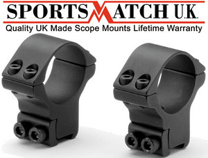Sportsmatch HTO36C-13 30mm Tube 2 Piece Double Clamp Mounts 56mm 11 - 13mm Dovetail Preview