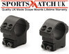 View Item Sportsmatch TO50C 2 Piece Double Clamp 1" Mounts 45mm 17mm Dovetails