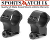 View Item Sportsmatch HTO67C 30mm Tube 2 Piece Double Clamp Mounts 56mm Weaver / Picatinny
