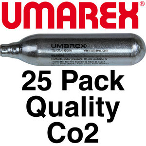 Umarex 12gram Airgun Co2 Cartridge Capsule Gun Gas [25 Pack] Preview