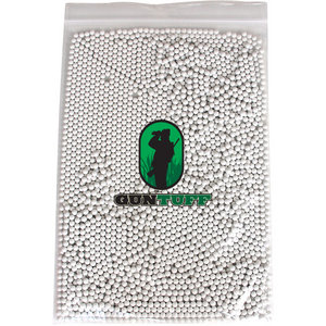 GunTuff .2g Precision Ground Soft Air Plastic BB 3000 Pack [White] Preview