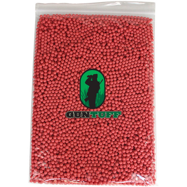 View Item GunTuff .12g Soft Air Plastic BB 50,000 Pack [10 x 5000] [RED]