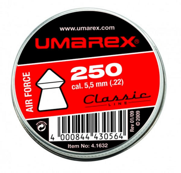 View Item Umarex AirForce Pointed Pellets [.22] [250] 4.1632