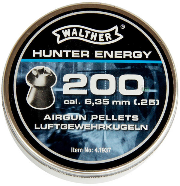View Item Walther Hunter Energy Pellets [.25] [200] 4.1937